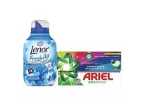 Ariel kapsle 30ks + Lenor 38dávek